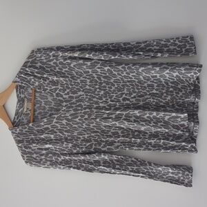 Leopard print top Banana Republic